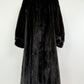 Vintage Swanson Long Black Fur Coat