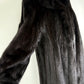 Vintage Swanson Long Black Fur Coat