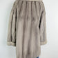 Vintage Gray Mink Fur Coat