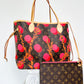 Louis Vuitton Monogram Never Full Tote MM Kusama Waves