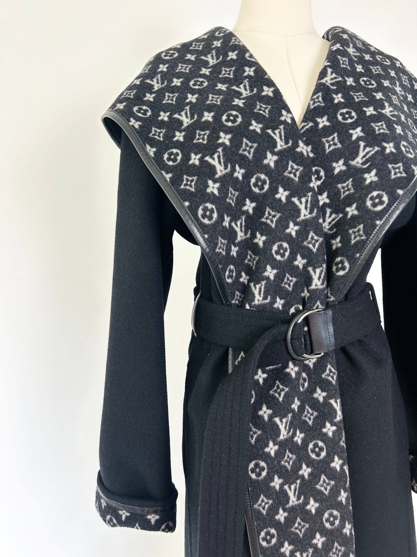 Louis Vuitton Hooded Wrap Coat