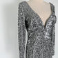 Milly Silver Sequin Dress