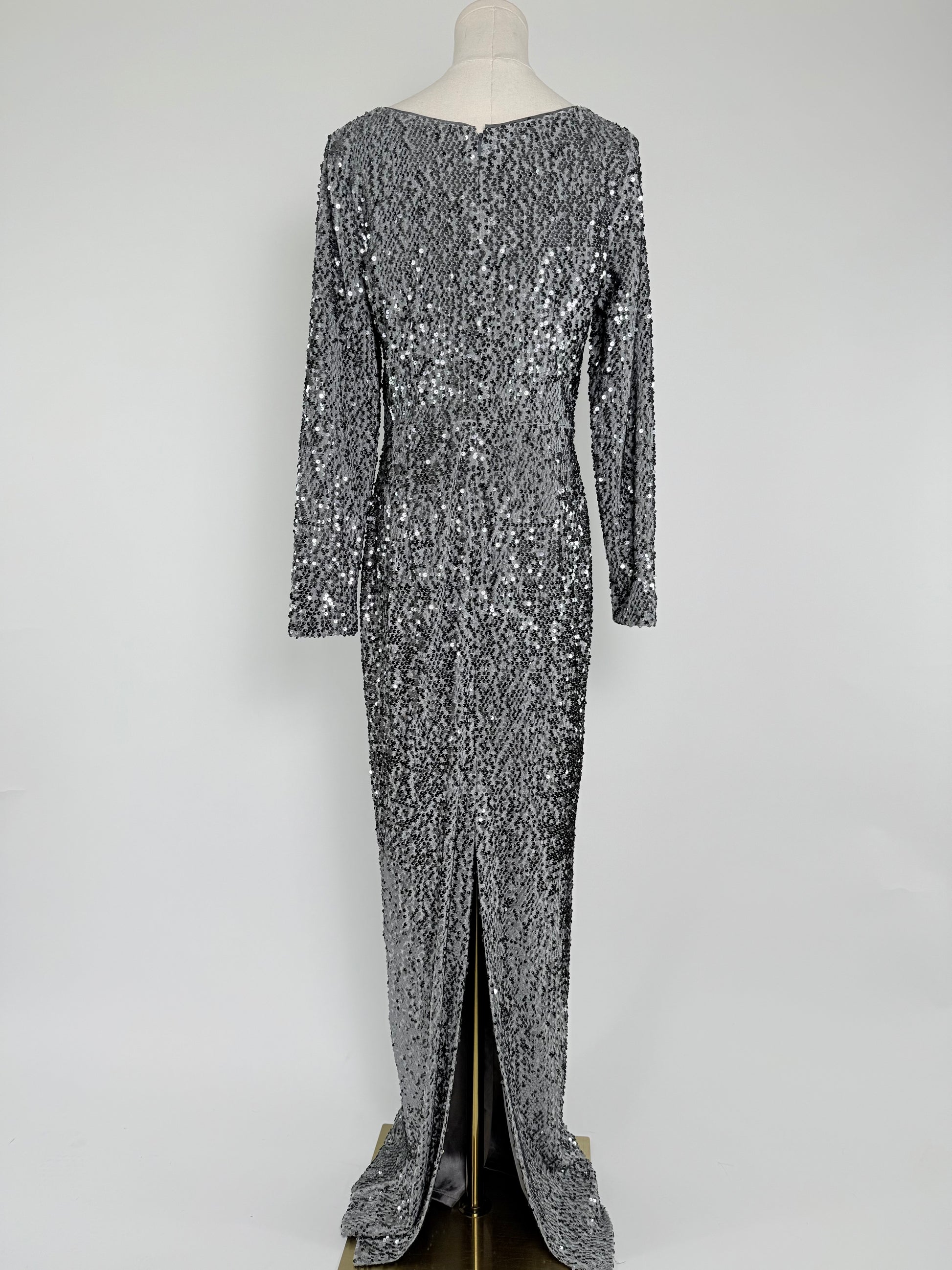Milly Silver Sequin Dress Born Into Money Milly Silver Sequin Dress Born Into Money