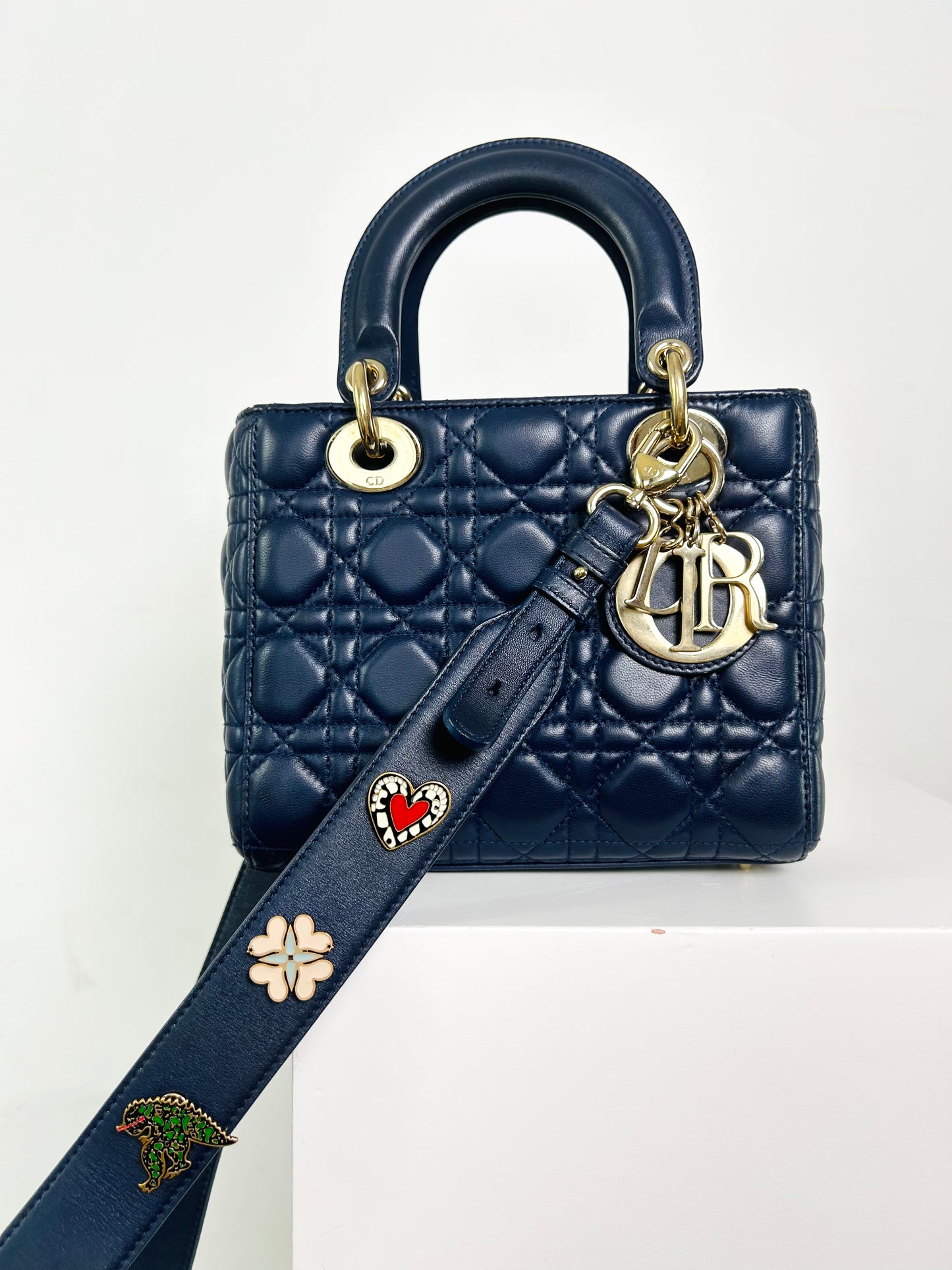 Navy Dior Lady Bag Crossbody