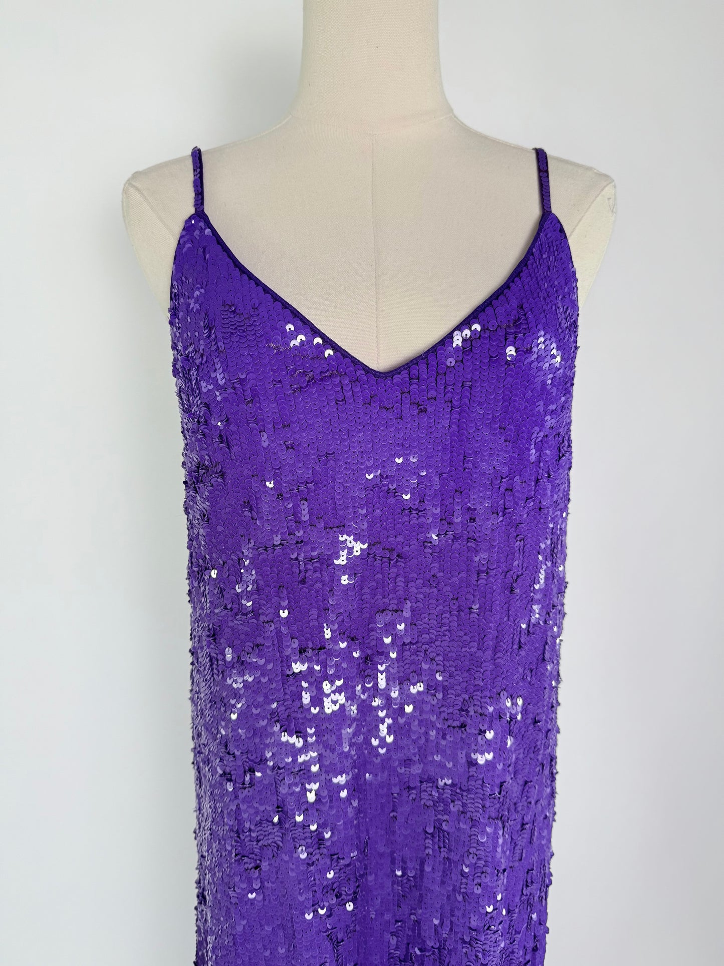 P.A.R.O.S.H Sequin Maxi Dress