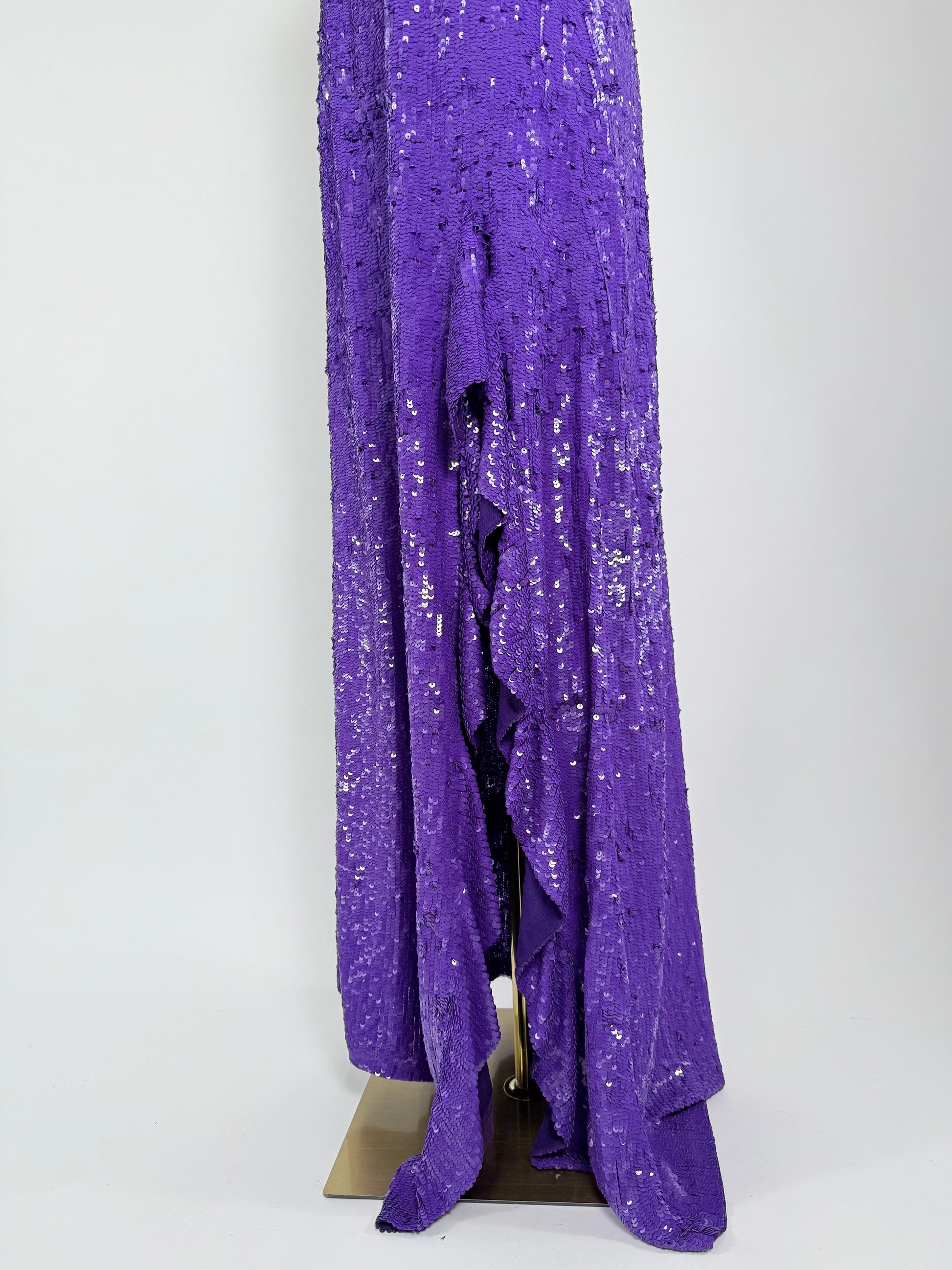 parosh sequin dress Emerald Sequin Maxi Dress Maison-B-More Global Store