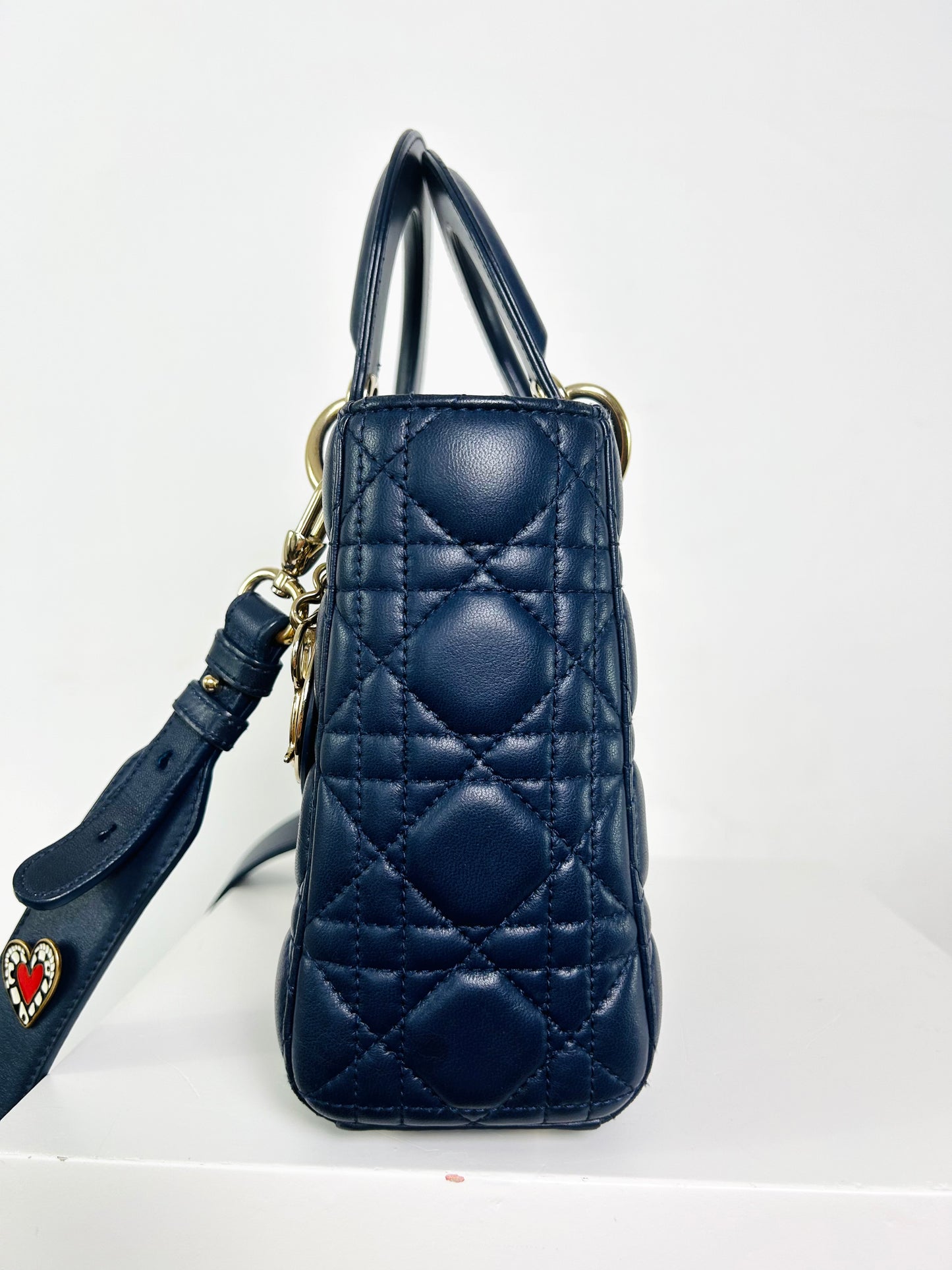 Navy Dior Lady Bag Crossbody