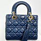 Navy Dior Lady Bag Crossbody