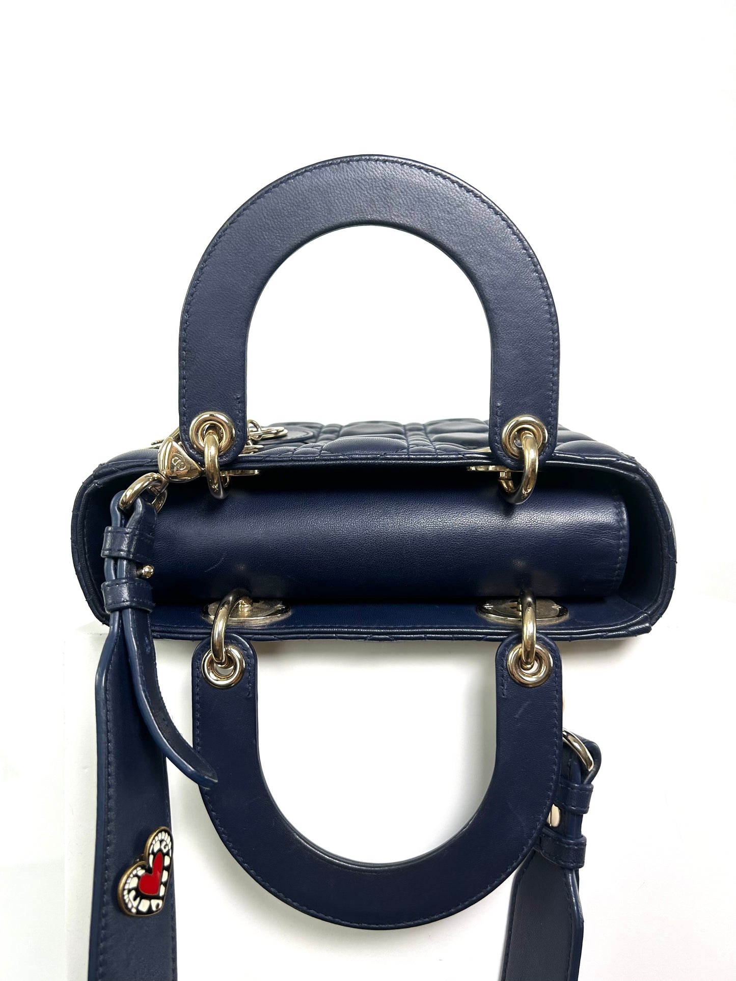 Navy Dior Lady Bag Crossbody