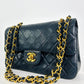 Vintage Navy Chanel Classic