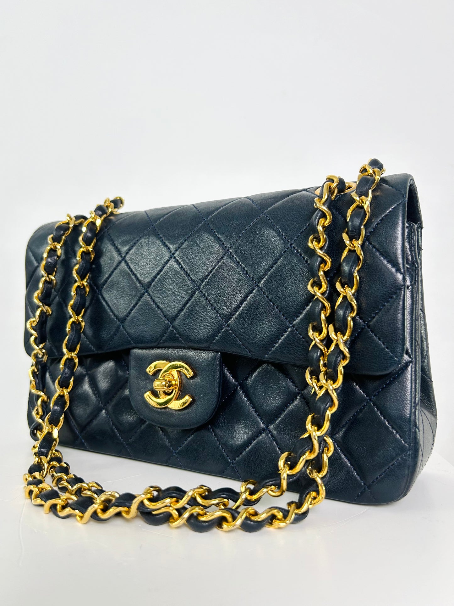 Vintage Navy Chanel Classic