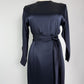 Vintage Navy Carolyne Roehm Maxi Dress