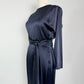 Vintage Navy Carolyne Roehm Maxi Dress