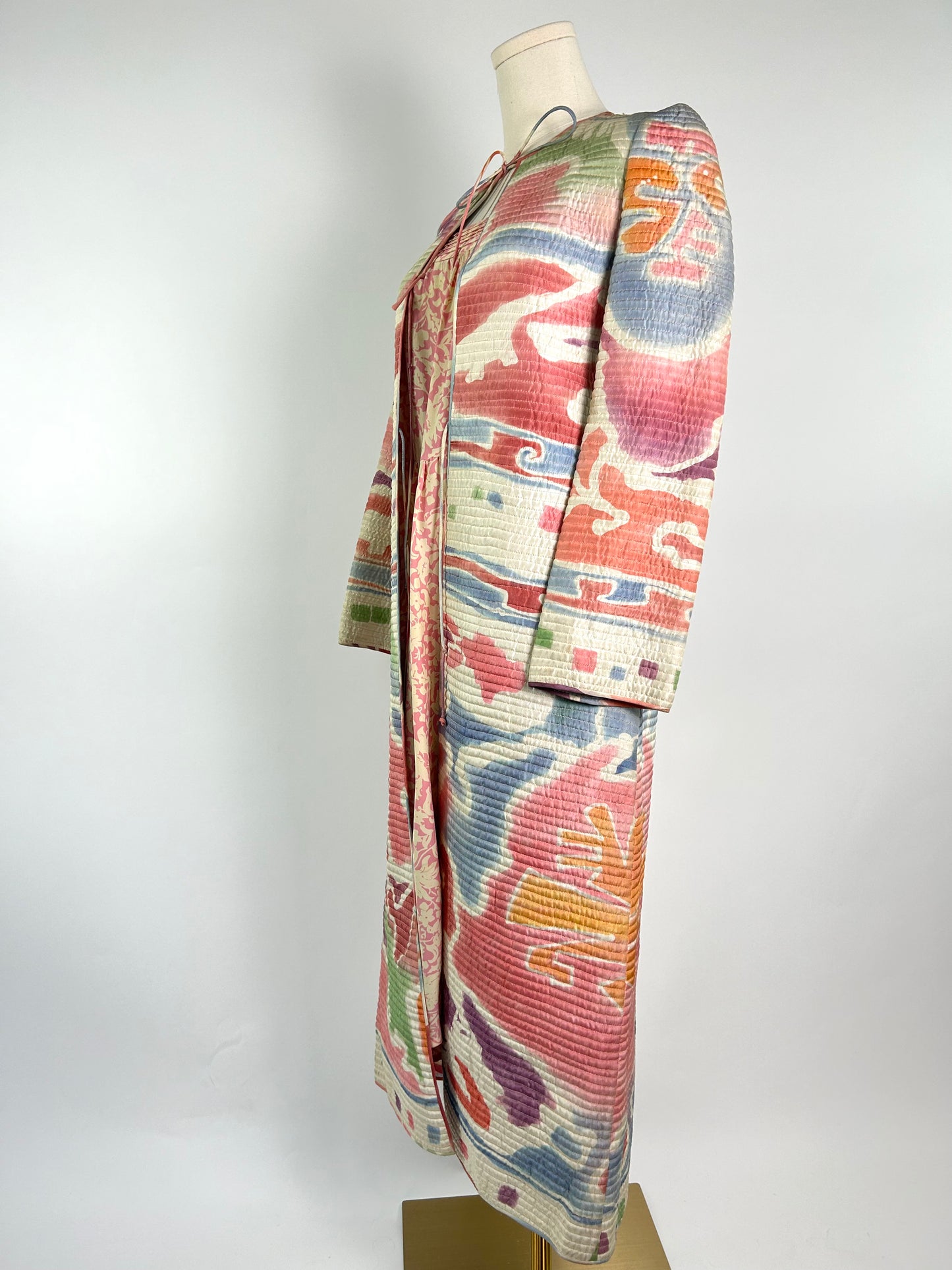 Vintage Mary McFadden Quilted Duster