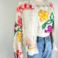 Vintage Damze Floral Towel Top and Jacket