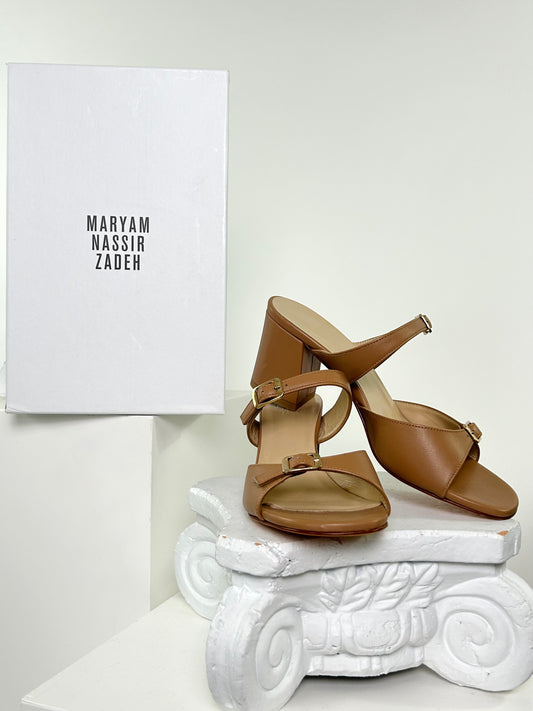Maryam Nassir Zadeh Brown Sandal Heel