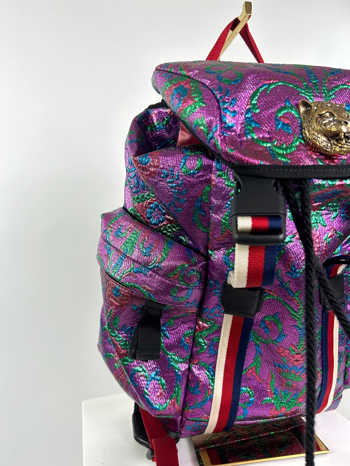 Gucci Brocade Backpack