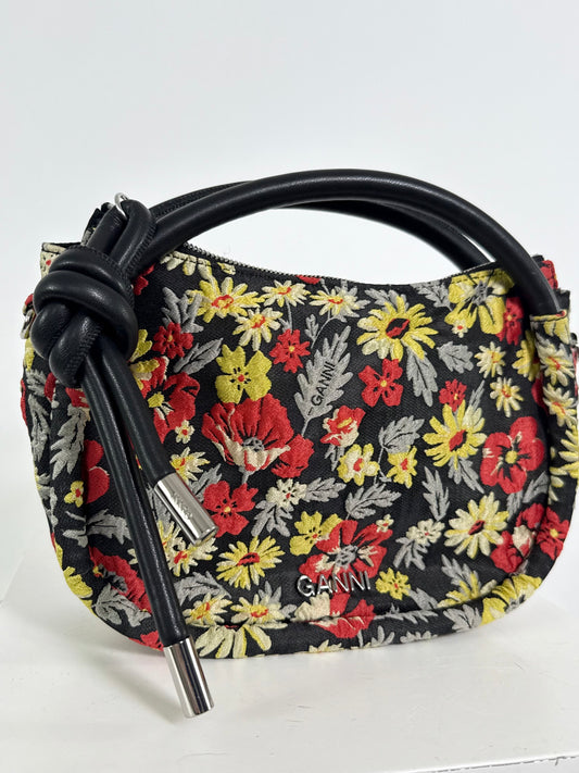 Ganni Floral Knot Bag