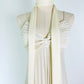 Vintage Isadora White Pleated Dress