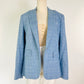 Veronica Beard Blue Plaid Blazer