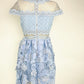 Self Portrait Blue Lace Dress