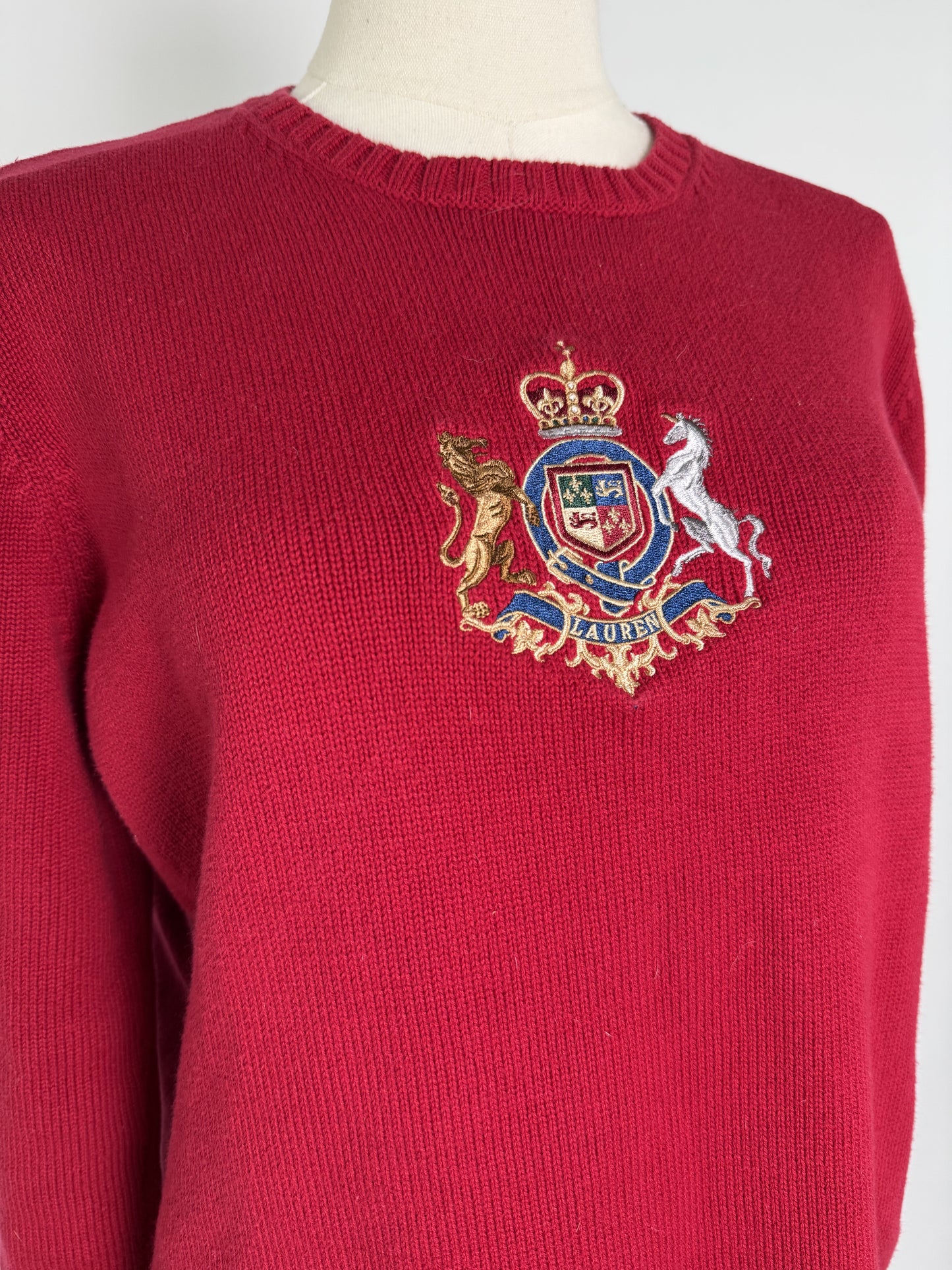 Vintage Ralph Lauren Red Sweater