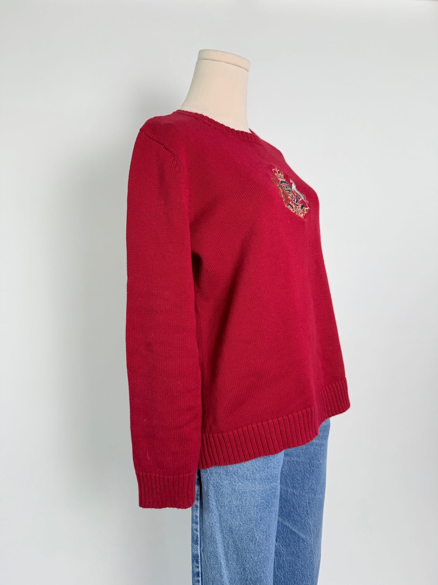 Vintage Ralph Lauren Red Sweater