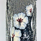 Vintage Alyce Designs Black and White Sequin Dress