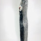 Vintage Alyce Designs Black and White Sequin Dress