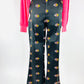Cynthia Rowley Black pants with Floral Print