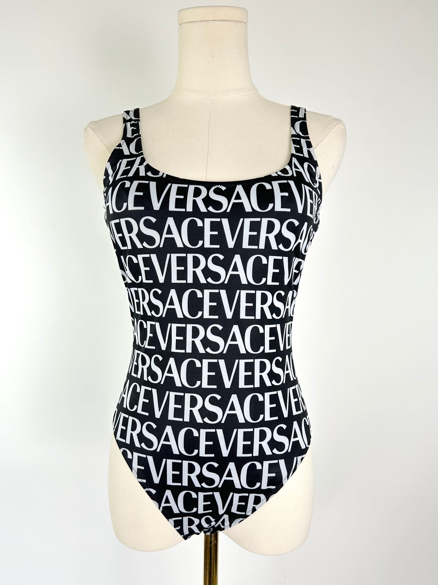 Versace Black and White Body Suit