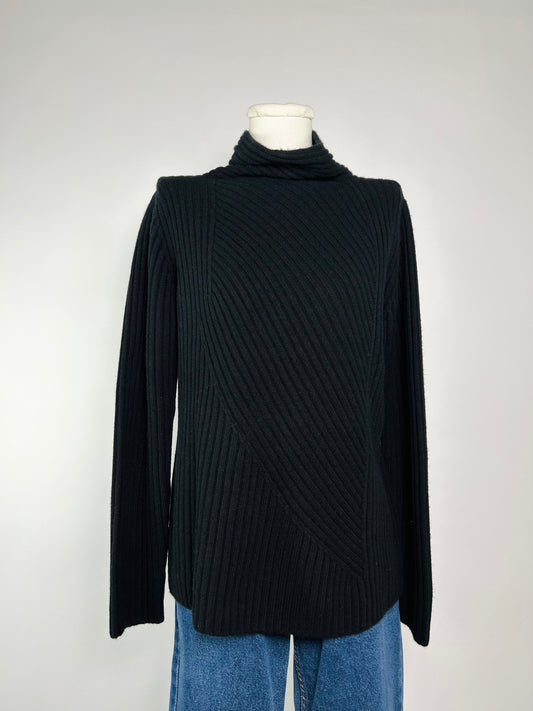 Repeat Black Cashmere Sweater