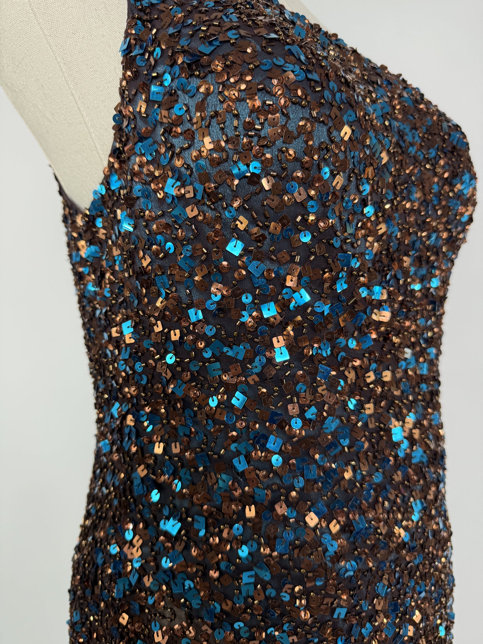 Vintage Scala One Shoulder Beaded Dress Born Into Money Vintage Scala One Shoulder Beaded Dress Born Into Money