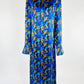 Staud Blue Print Dress