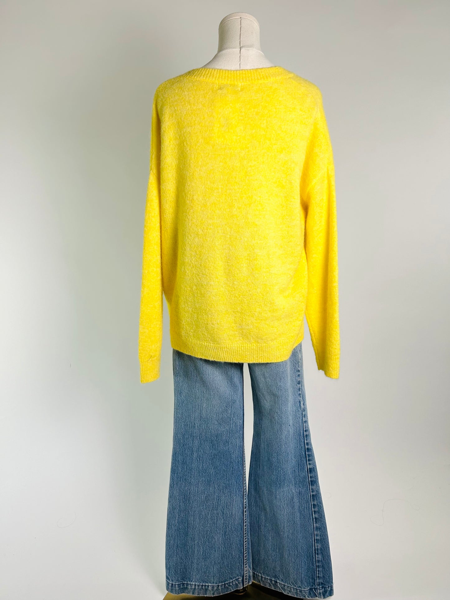 See U Soon Yellow Vneck Sweater