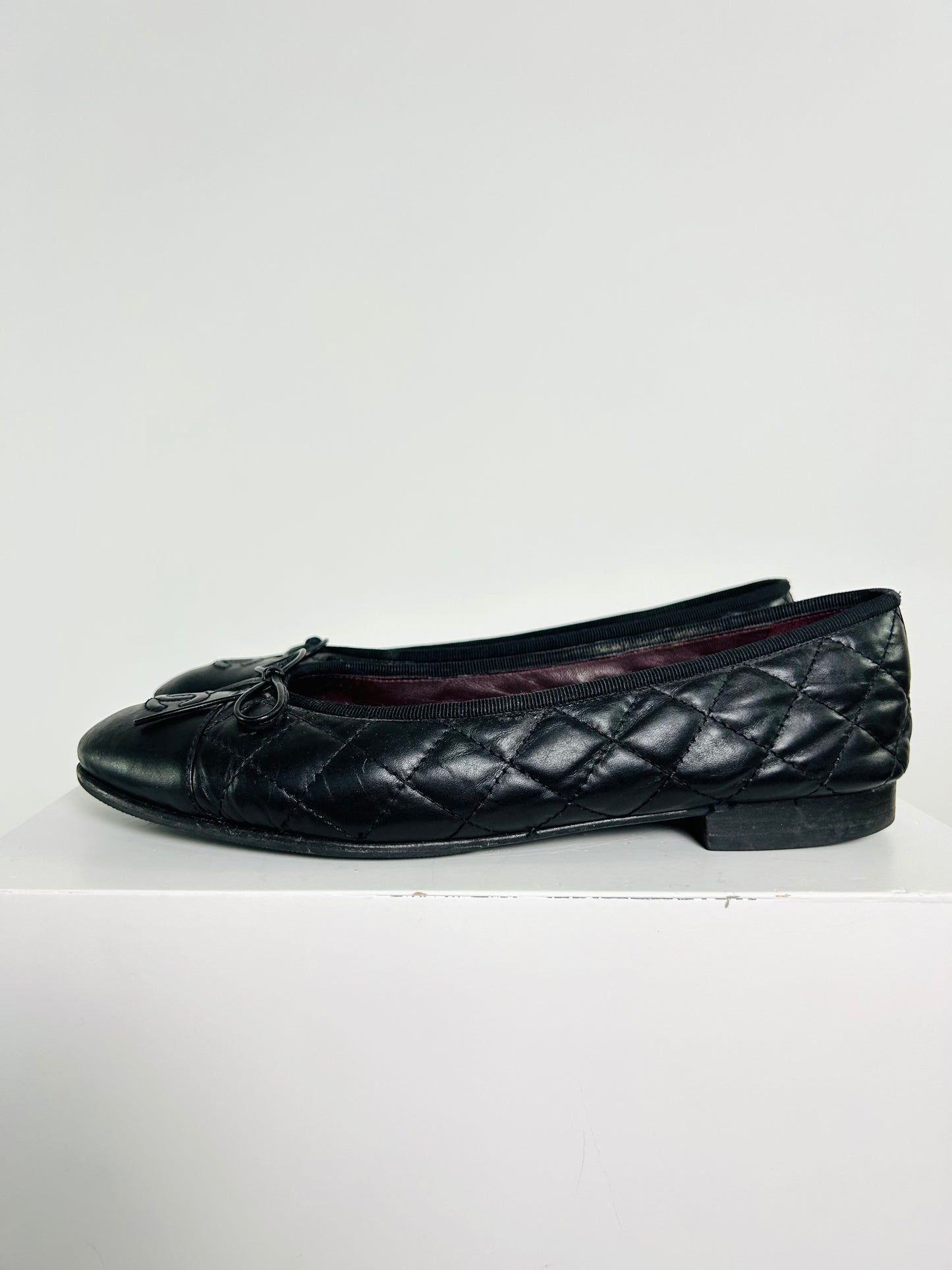 Chanel Quilted Ballet Flats