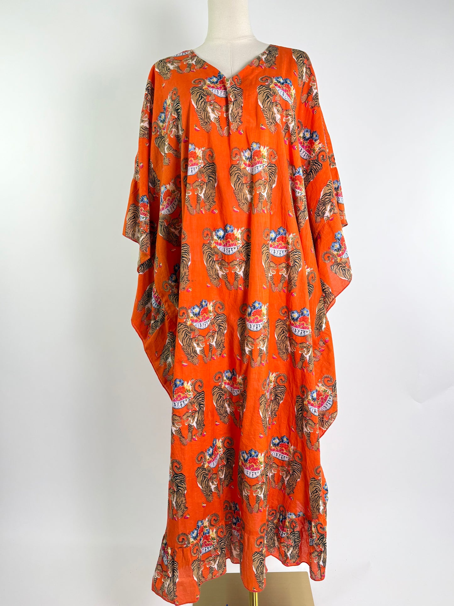 Mary Marshmellow Tiger Caftan