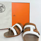 Hermes Amone Sandal Golf/White