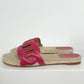 Hermes Famosa Slide Pink