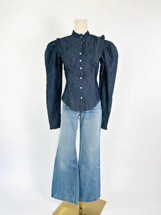 Batsheva Denim Blouse