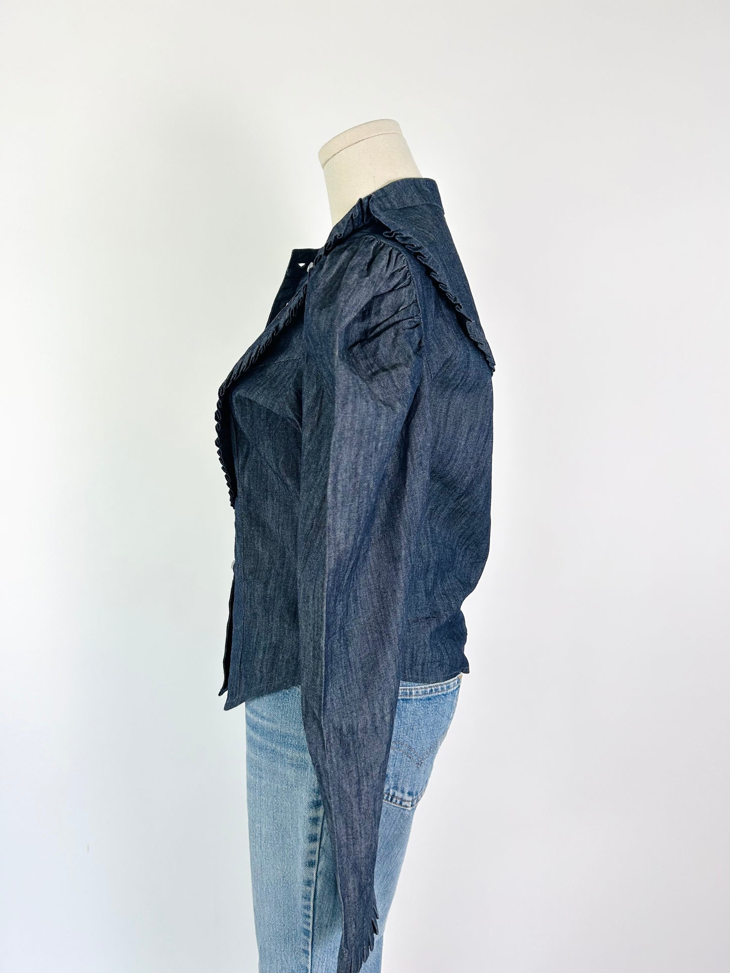 Batsheva Denim Blouse