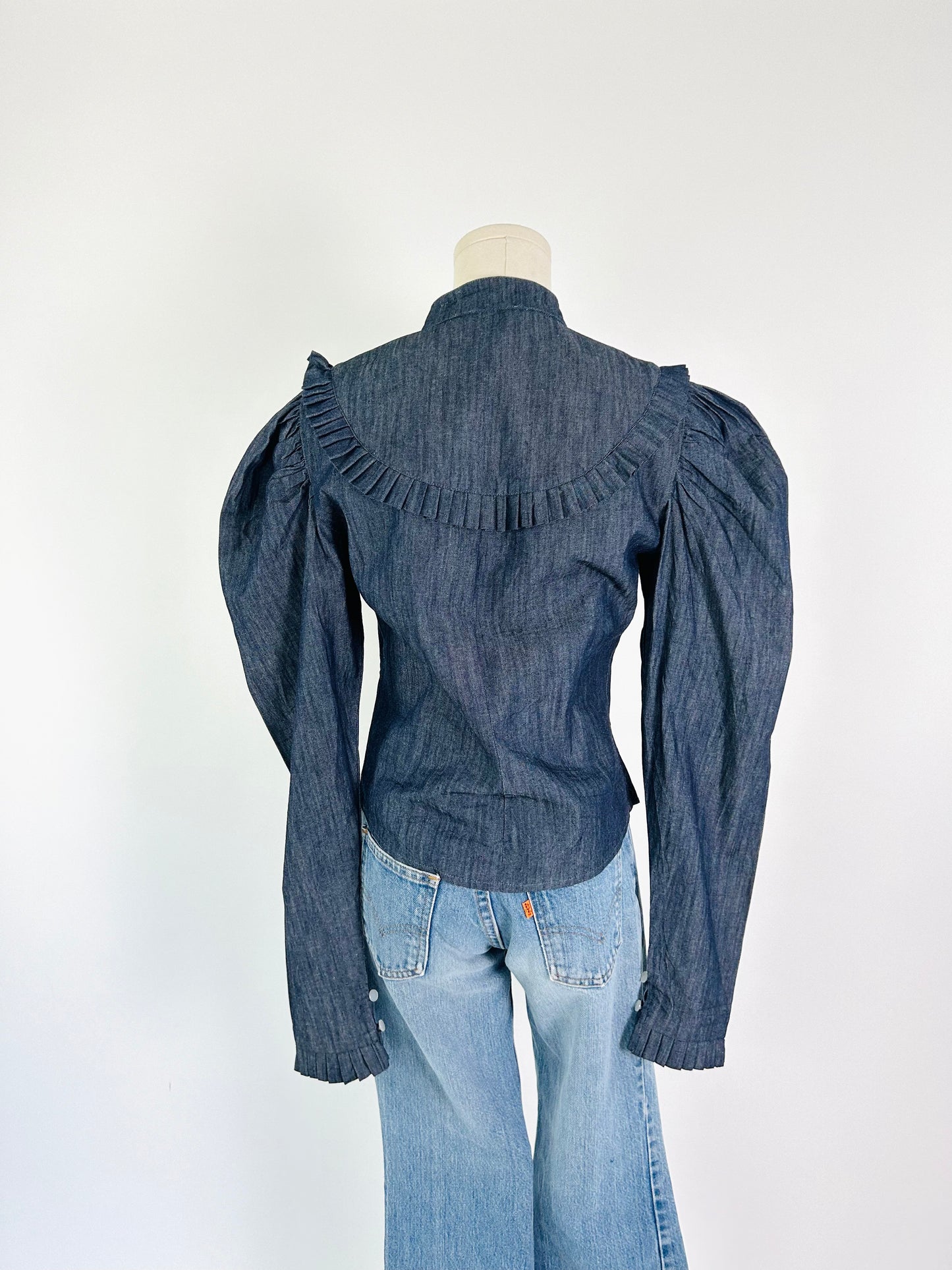 Batsheva Denim Blouse