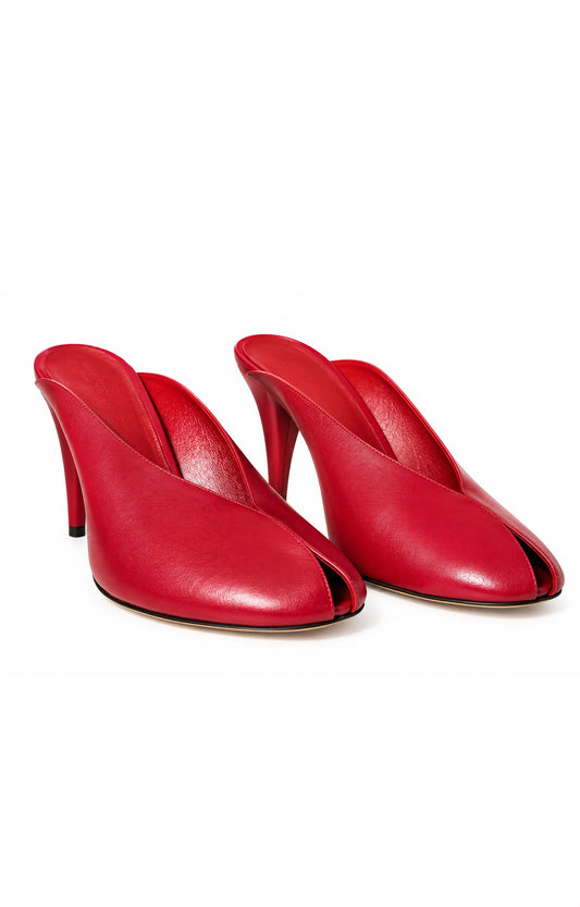 Le Monde Beryl IRIS Mule Lipstick Leather