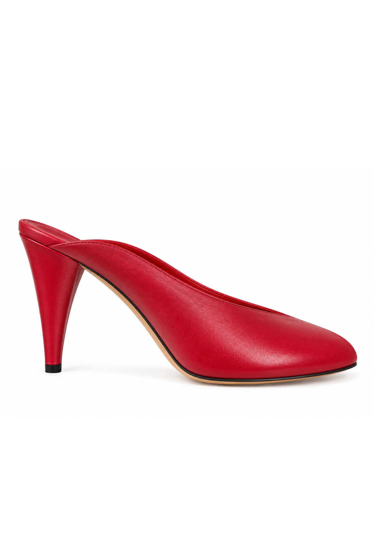 Le Monde Beryl IRIS Mule Lipstick Leather