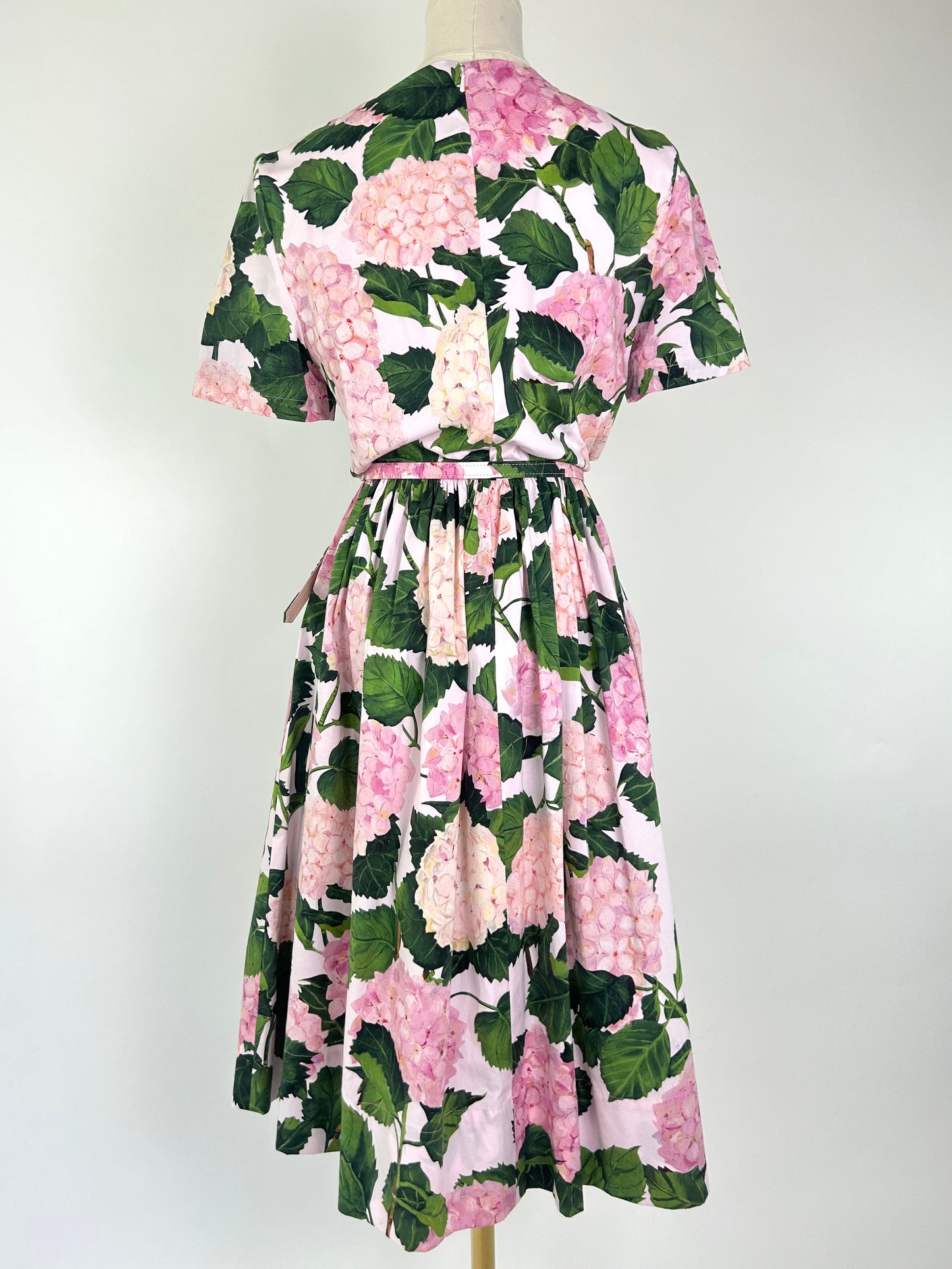 Oscar De La Renta Pink Floral Dress