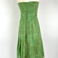 Akris Green Strapless Dress