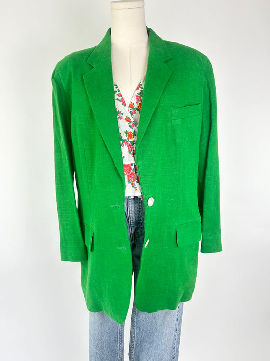 Vintage DKNY Green Blazer
