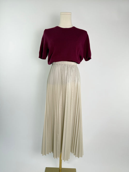 Tibi Feather Weight Pleated Skirt