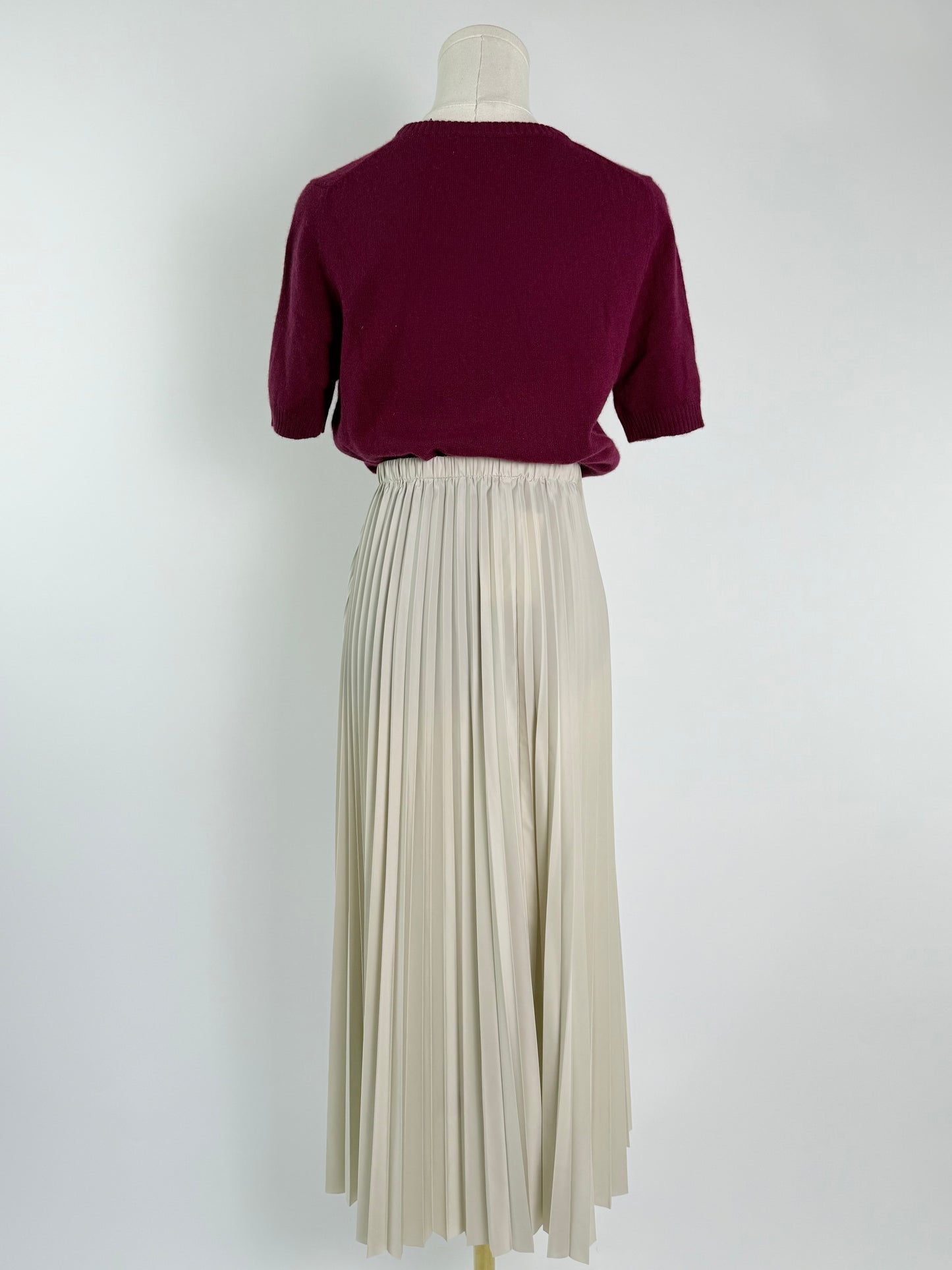 Tibi Feather Weight Pleated Skirt