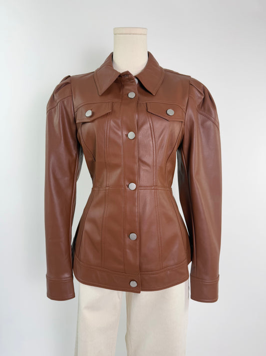 Anthropoligie Faux Leather Jacket